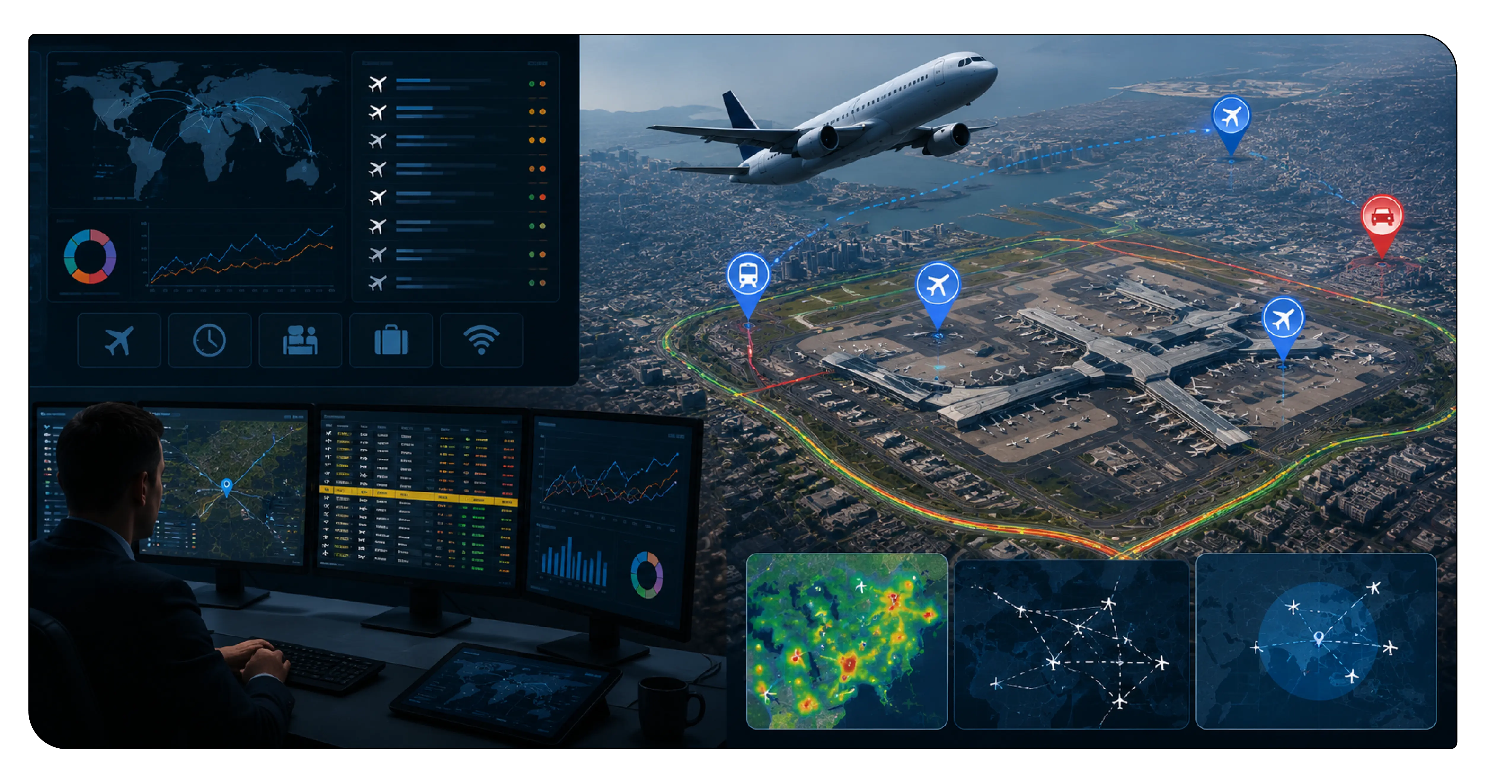 Role of Google Maps in Aviation Intelligence